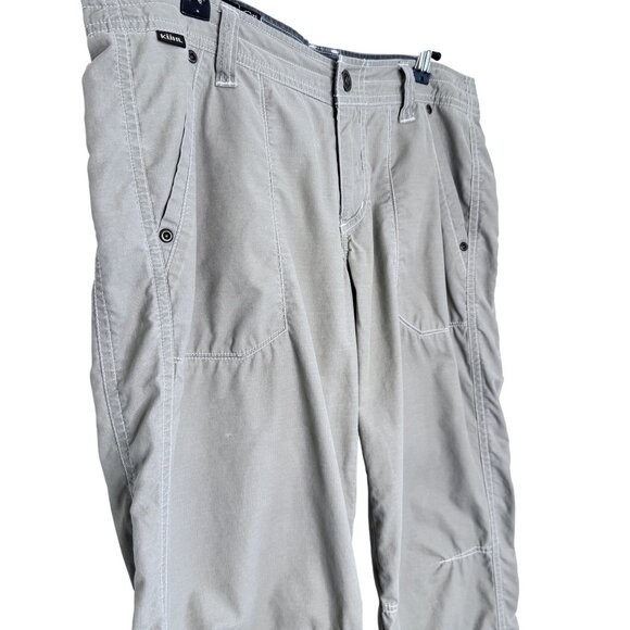 Kuhl Womens Hiking Capri Pants W/ Embroidered Flowers, 6 - Picture 3 of 11